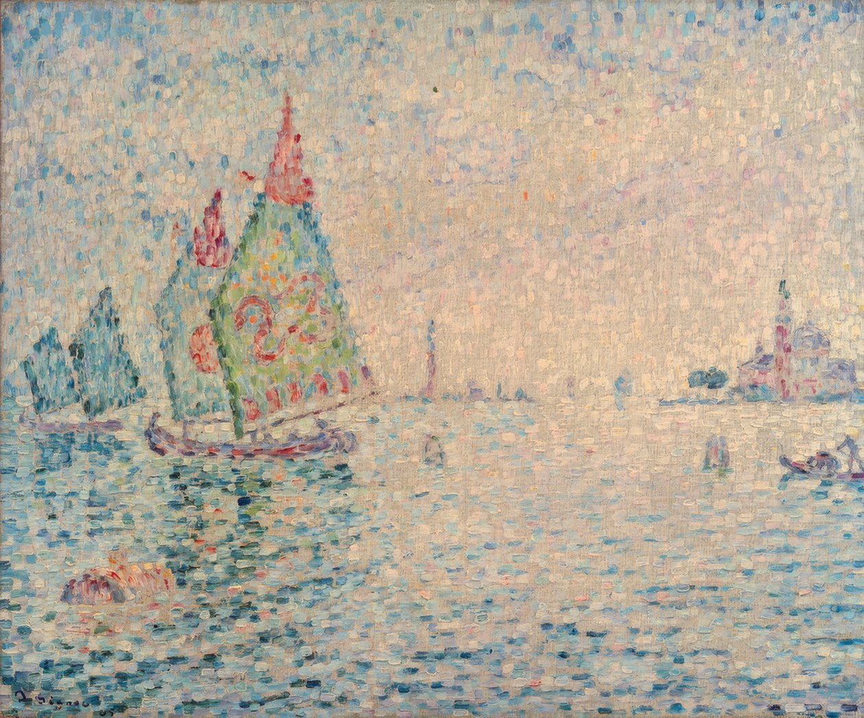 Lagün adaları (Venedik) by Paul Signac