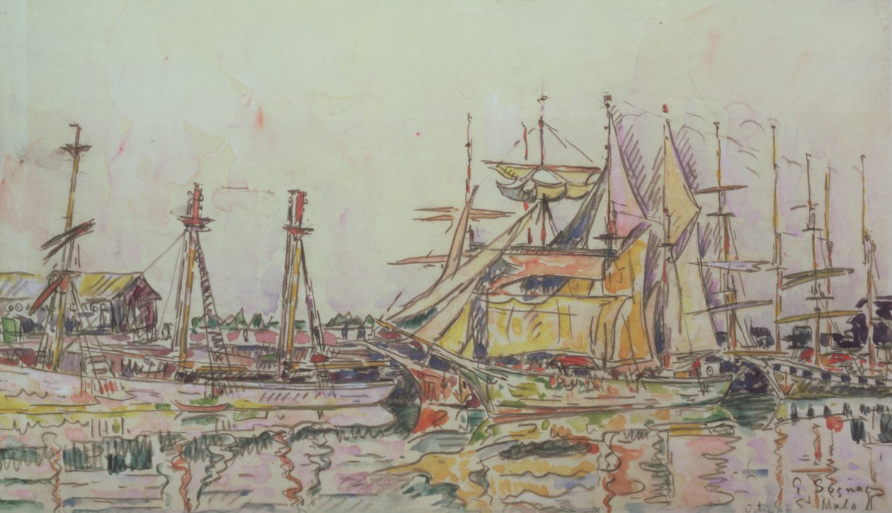NS. Malo, 1927 (tuvalet) by Paul Signac