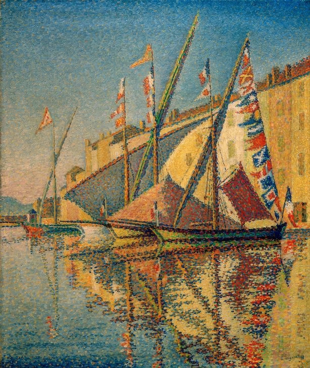 Bayraklı tartanlar by Paul Signac
