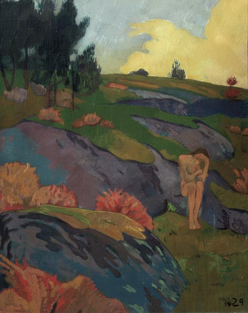 Melankoli veya Breton Eve / 1890. Yönetmen: PAUL SERUSIER. Müze: ÖZEL KOLEKSİYON by Paul Sérusier