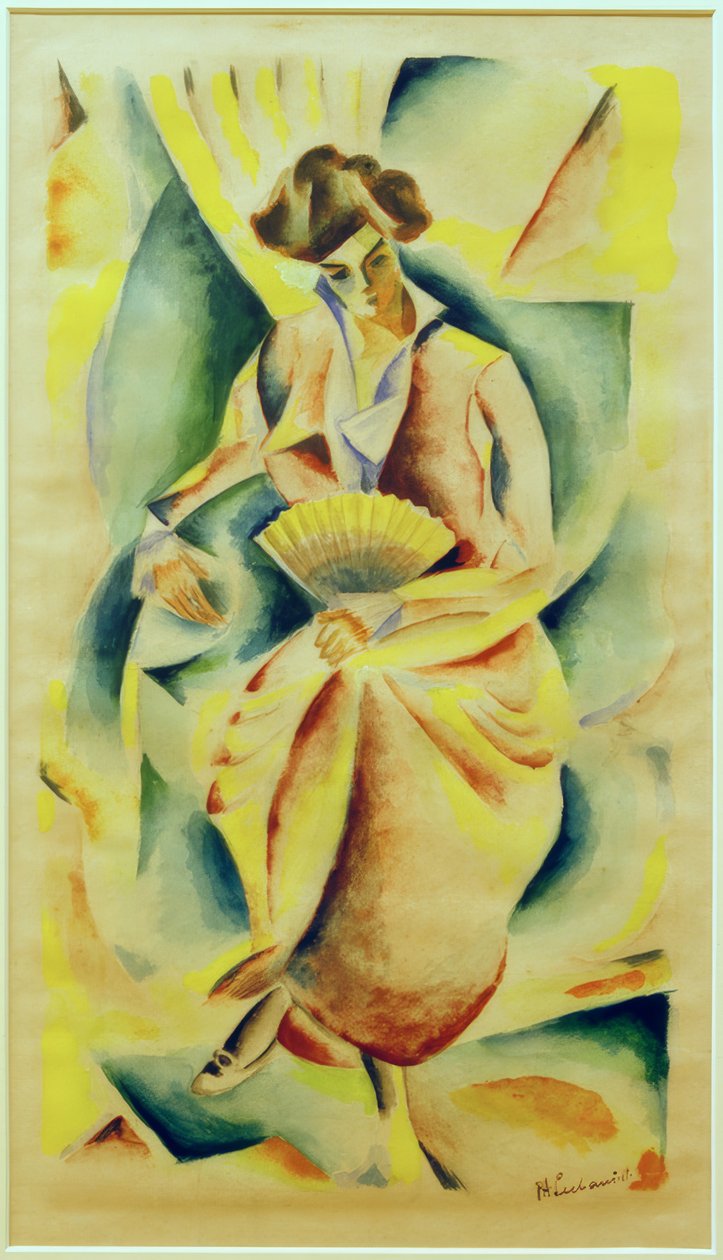 Bir hayranı olan bayan by Paul Adolf Seehaus