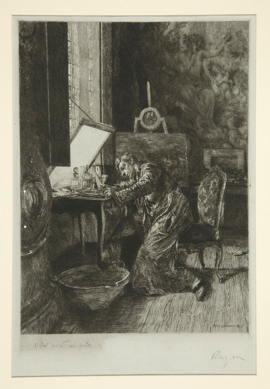 Ressam by Paul Adolphe Rajon