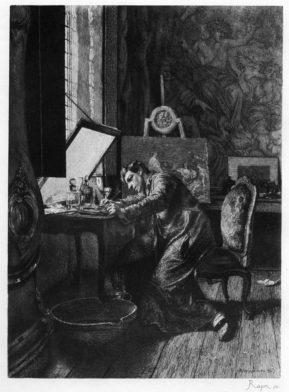 Etcher, c1860-1880 1924 by Paul Adolphe Rajon