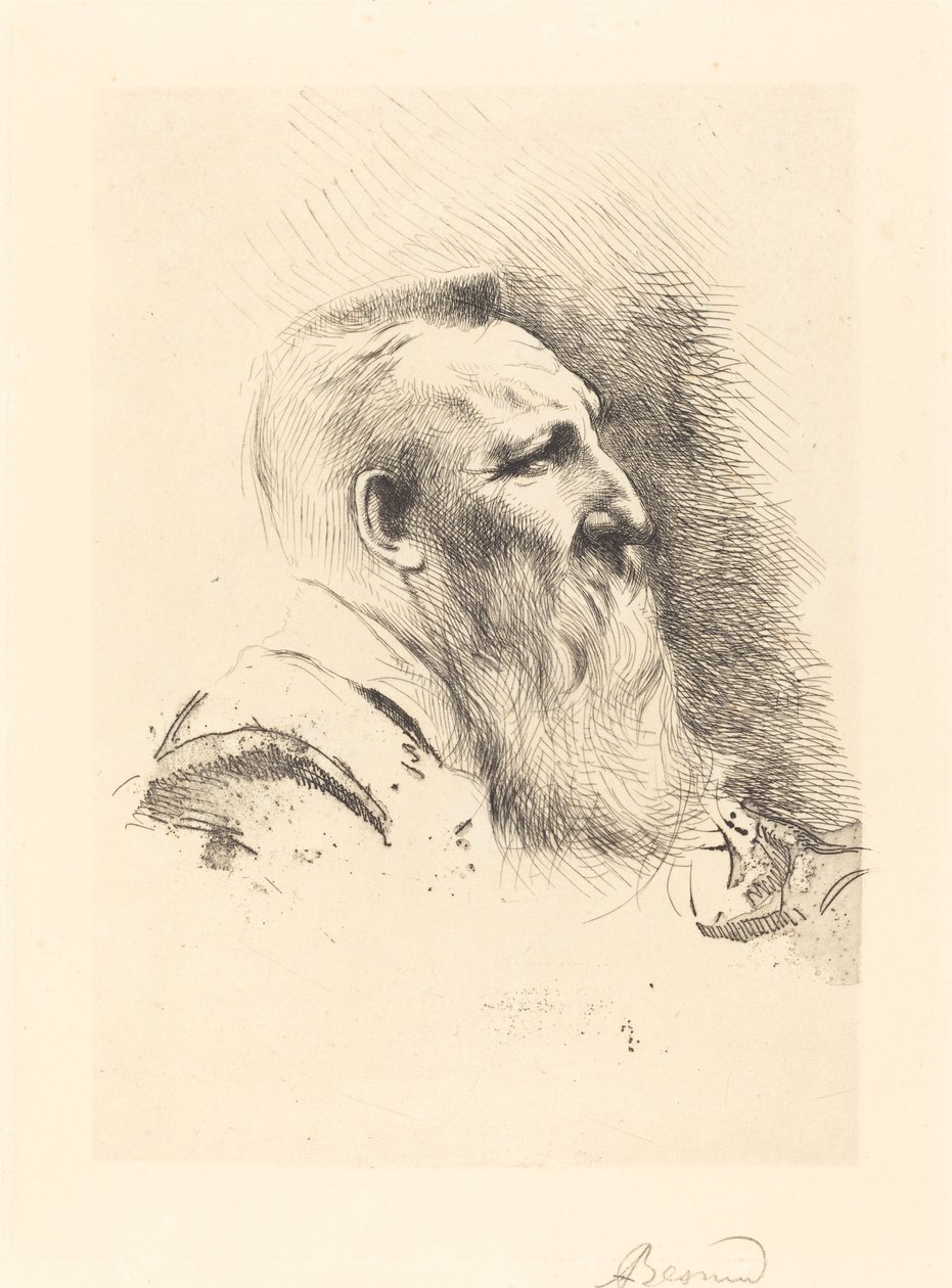 Auguste Rodin, 1900. by Paul Albert Besnard