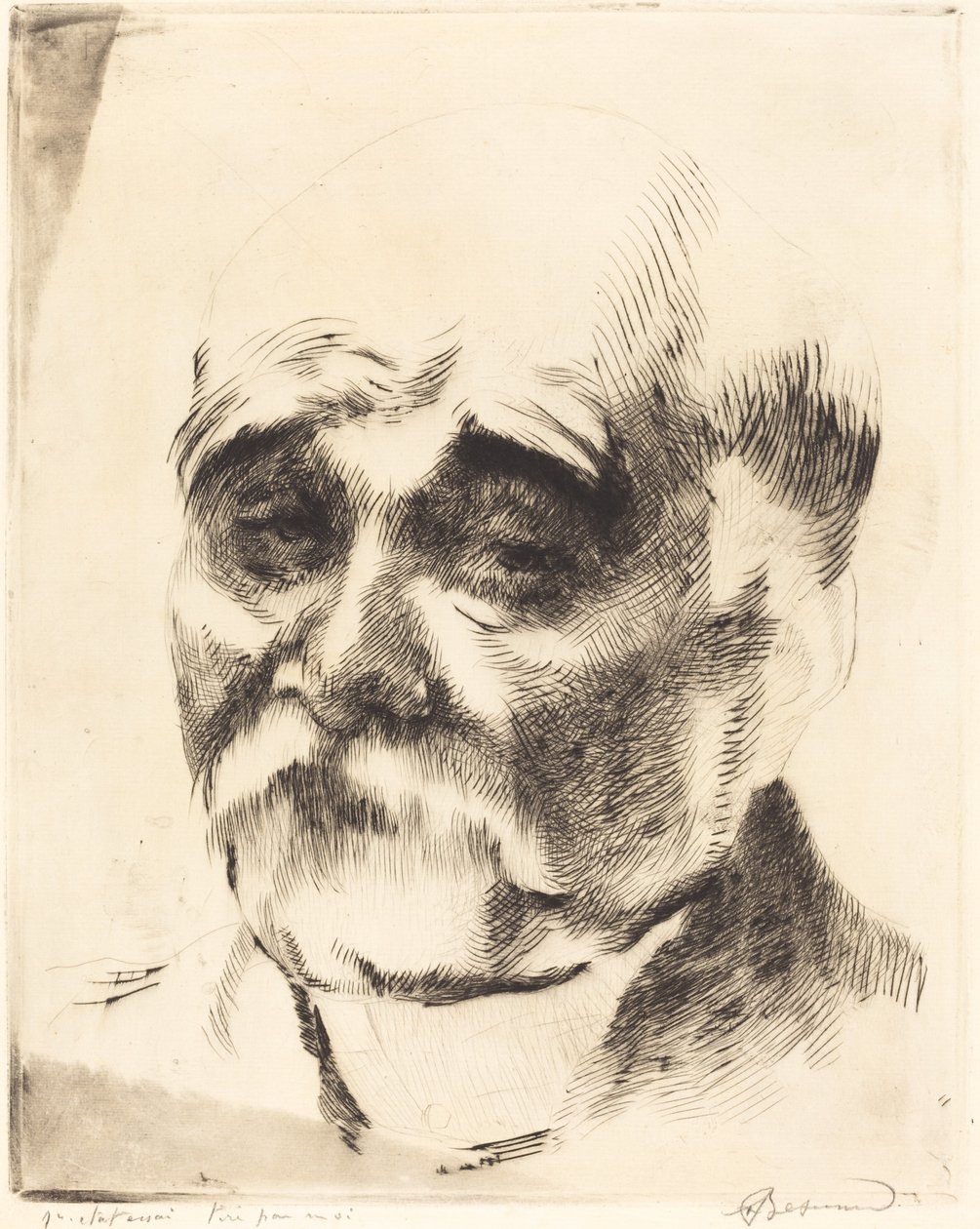 Georges Clemenceau, 1917. by Paul Albert Besnard