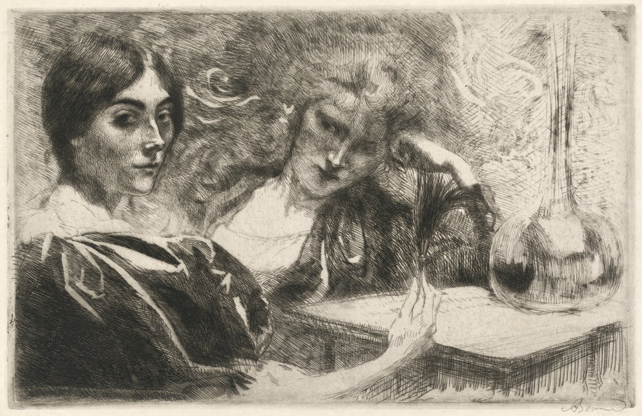 Morfin Bağımlıları Morphinomanes, 1887. by Paul Albert Besnard