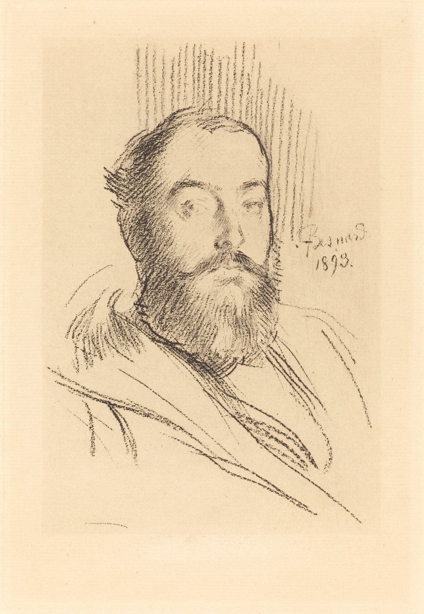 Otoportre, 1893. by Paul Albert Besnard