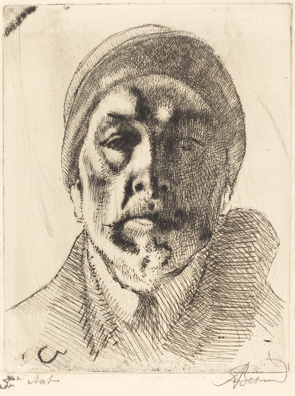 Otoportre, 1919. by Paul Albert Besnard