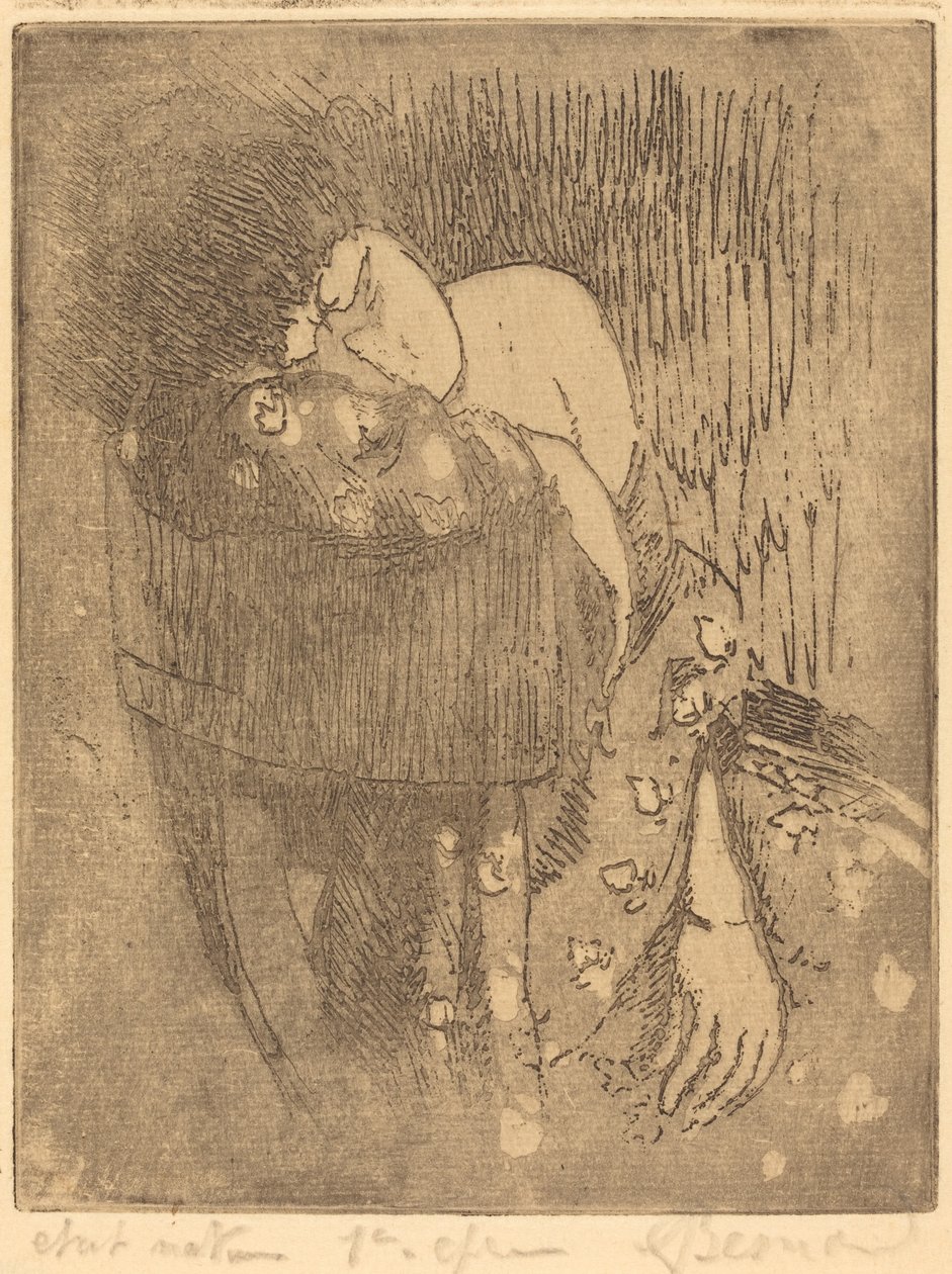 Üzüntü Chagrin, 1919. by Paul Albert Besnard