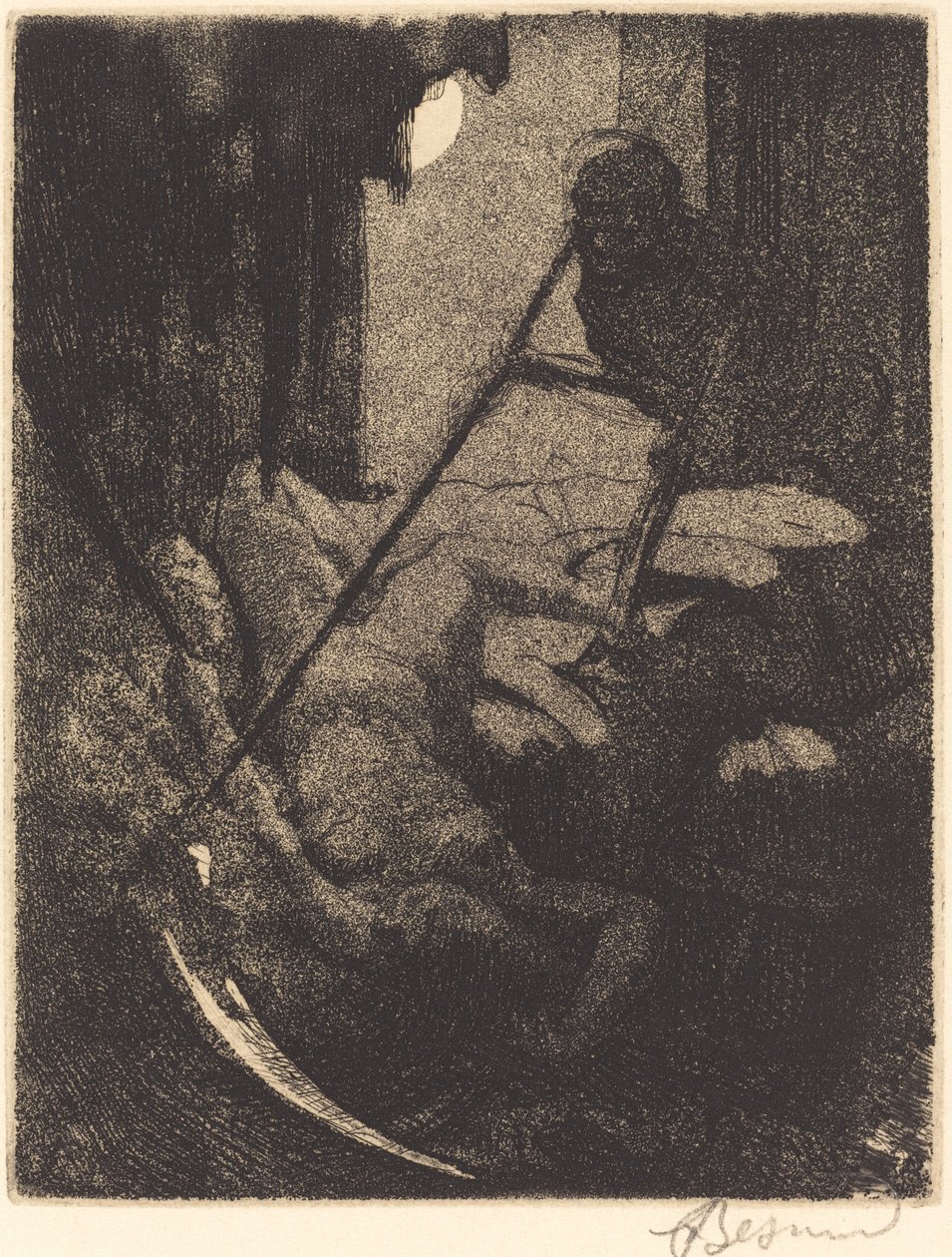 Gizem Le mystere, 1900. by Paul Albert Besnard