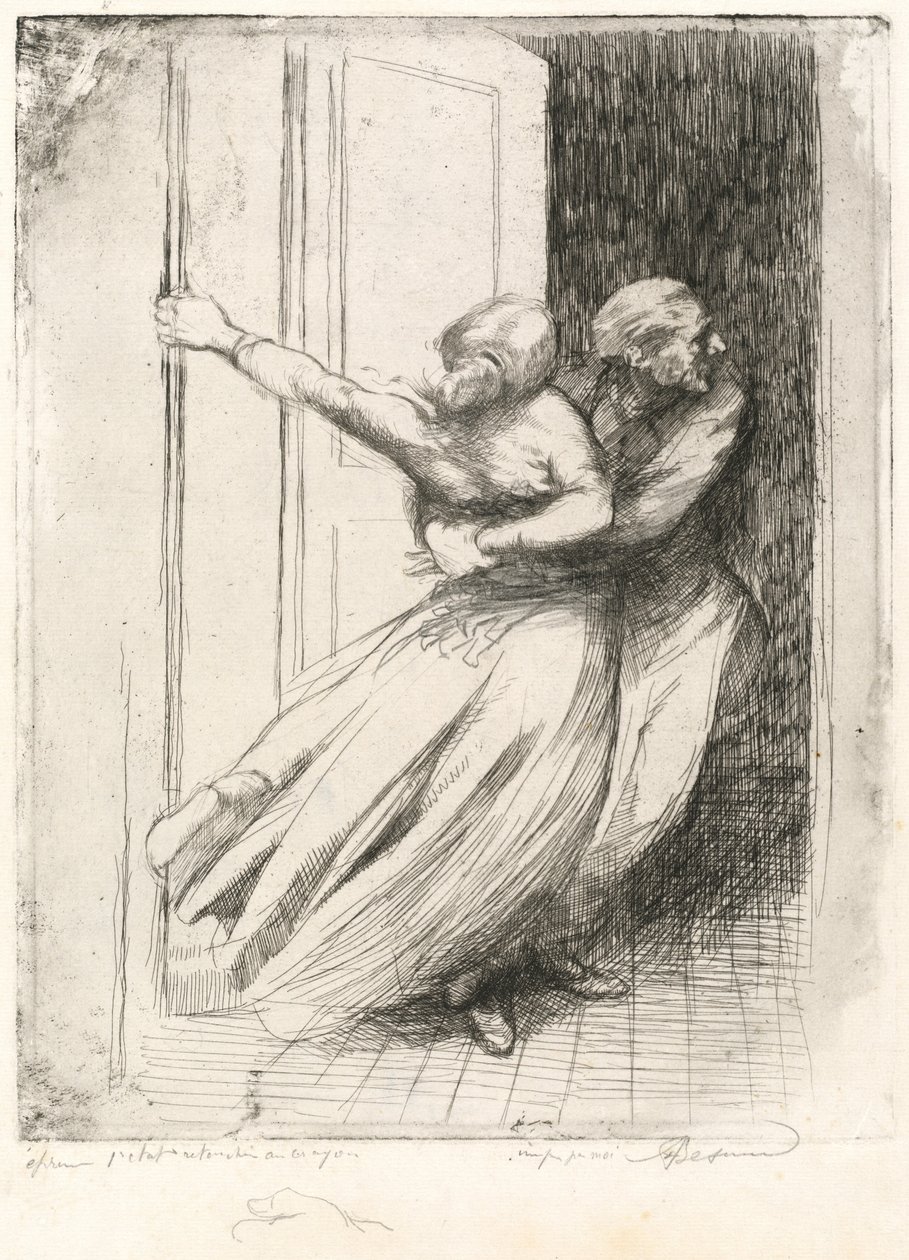 Tecavüz Le Viol, c. 1886. by Paul Albert Besnard