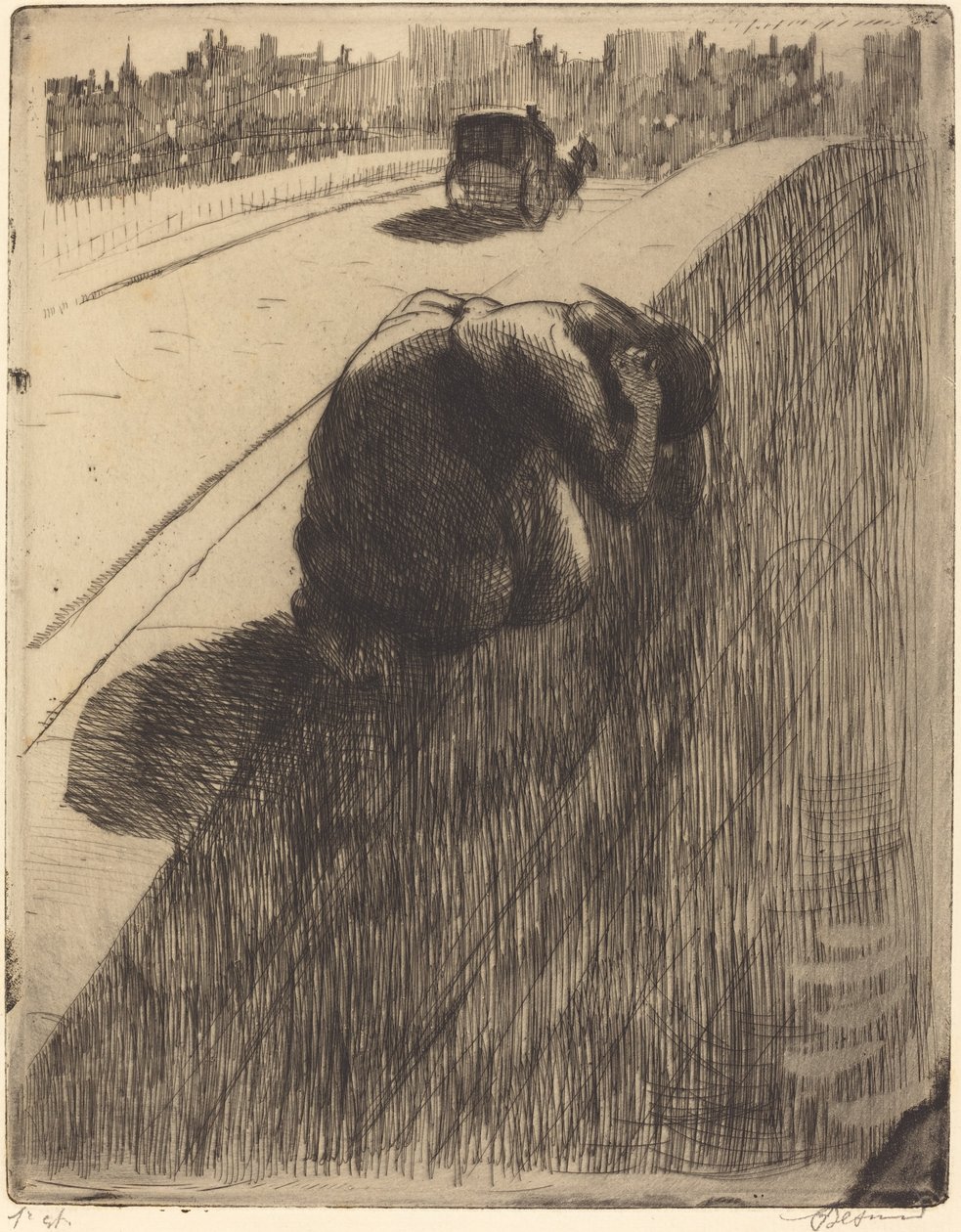 İntihar Le İntihar, c. 1886. by Paul Albert Besnard