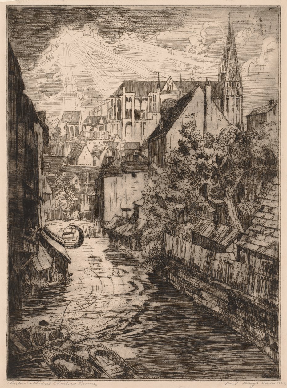Chartres Katedrali, Chartres, Fransa by Paul B. Travis