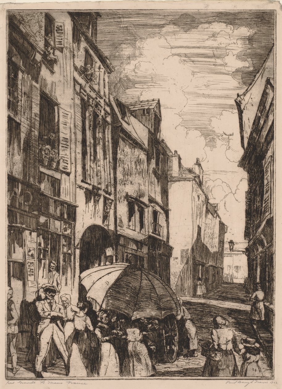 Rue Grande, Le Mans, Fransa by Paul B. Travis