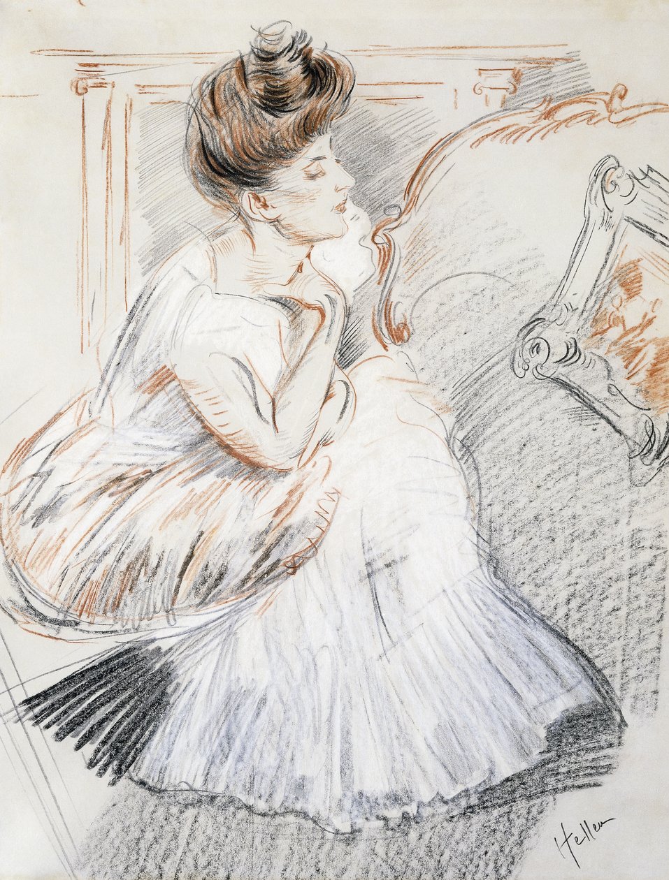 Madam Helleu, c. 1900-02 by Paul Cesar Helleu