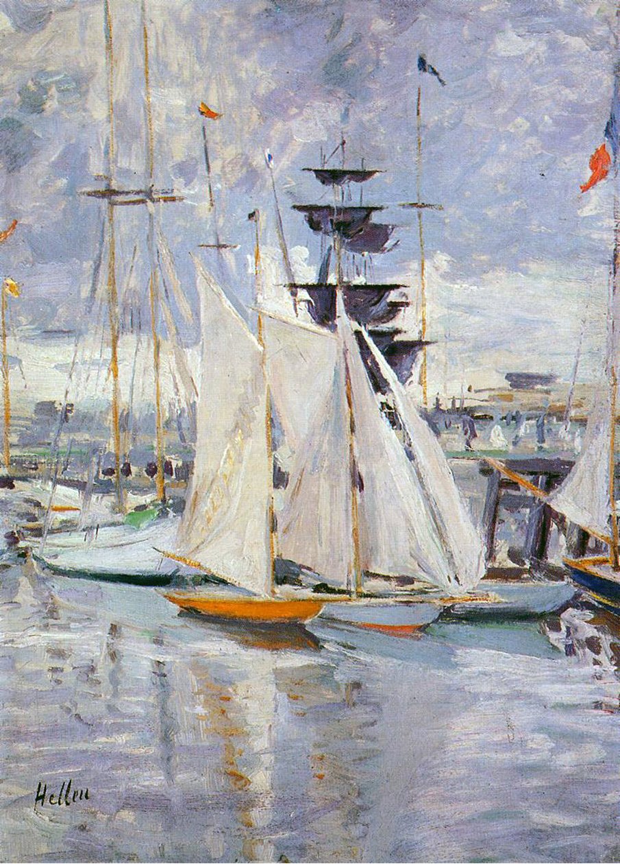Liman, Deauville, Normandiya, 1912 by Paul Cesar Helleu