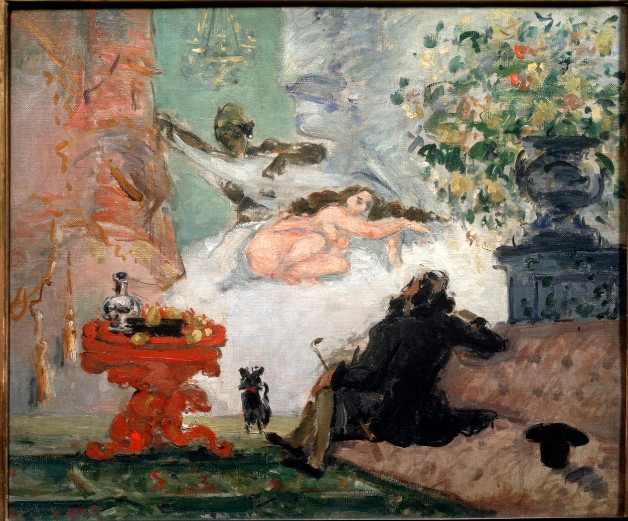 Modern bir Olympia (tuval üzerine yağlı boya by Paul Cézanne