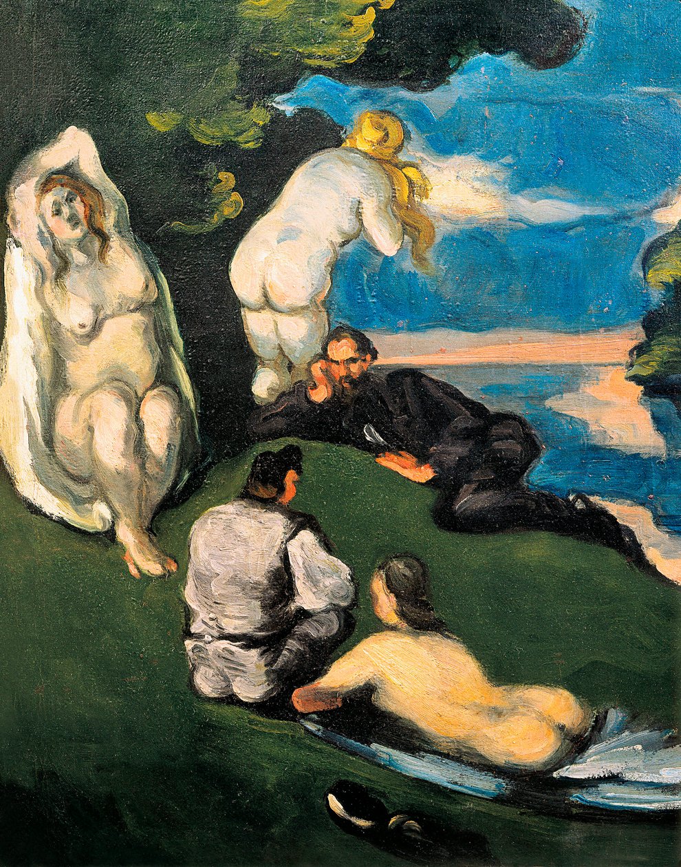 Pastoral veya İdil by Paul Cézanne