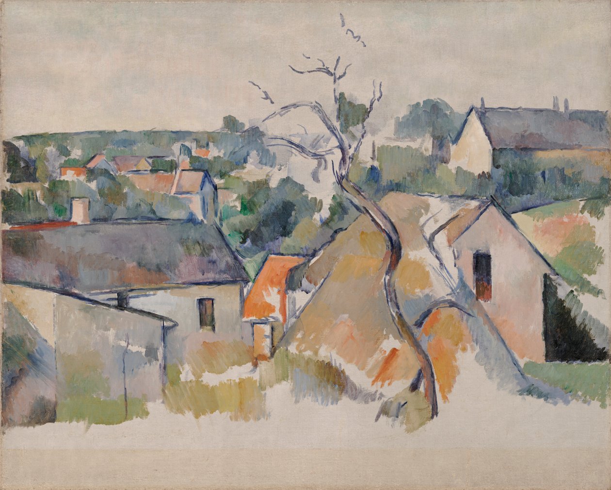 The Rooftops, 1898 dolayları (tuval üzerine yağlıboya) by Paul Cézanne