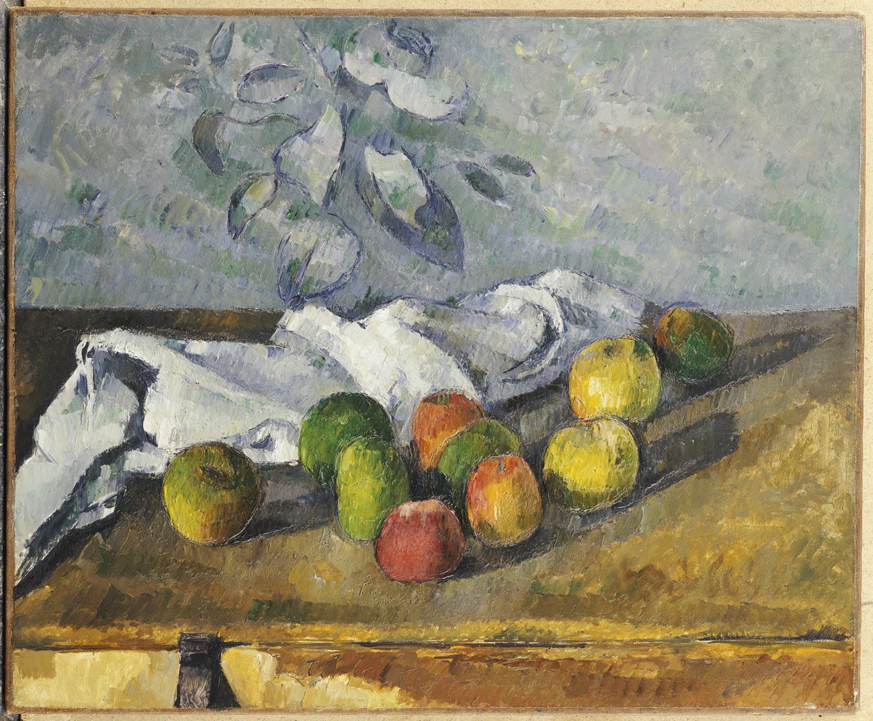 elma ve peçete by Paul Cézanne