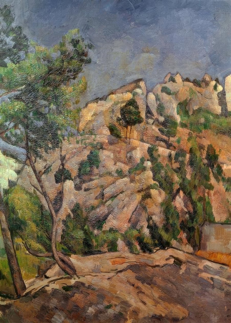 Vadinin dibinde by Paul Cézanne
