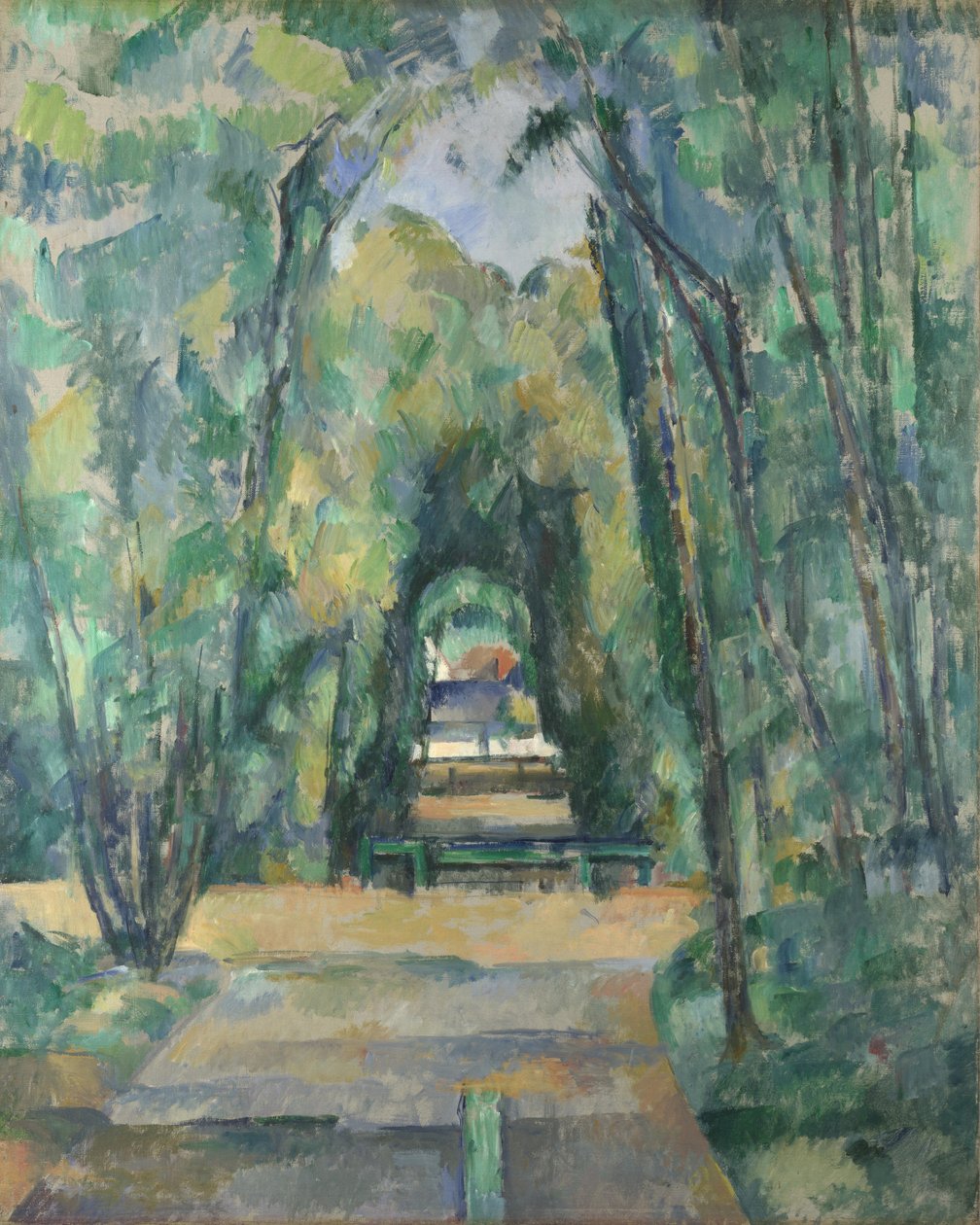 Chantilly Caddesi, 1888 by Paul Cézanne