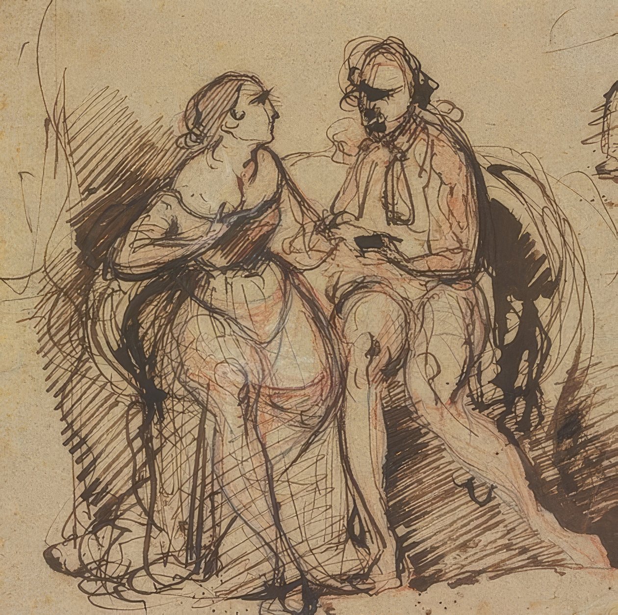 Top molası. (tarihli değil) by Paul Cézanne