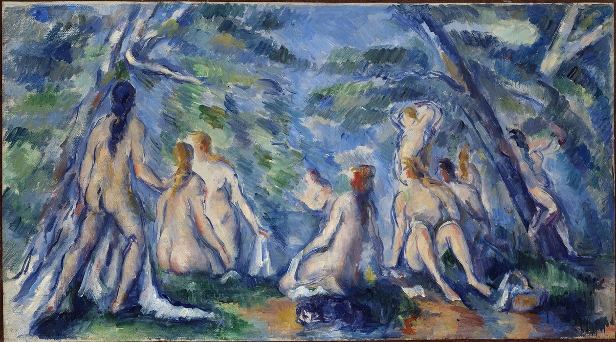 Yıkananlar, yaklaşık 1895-1896. by Paul Cézanne