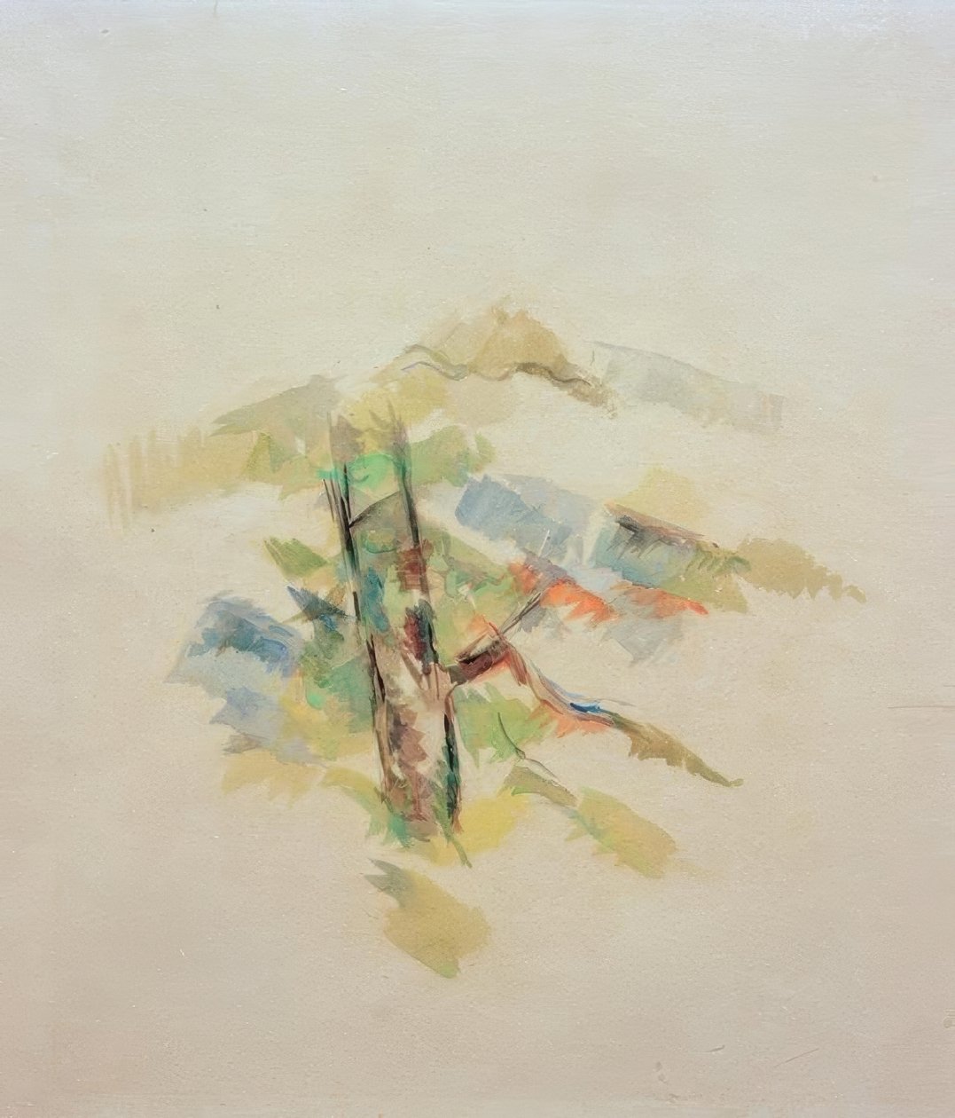 Ağaç çalışması by Paul Cézanne