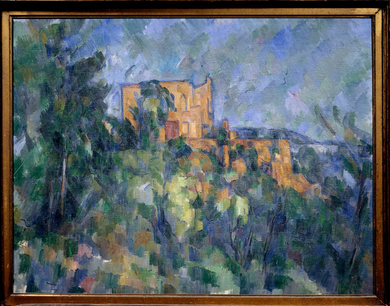 Paul Cezanne tarafından Siyah Chateau Tablo by Paul Cézanne