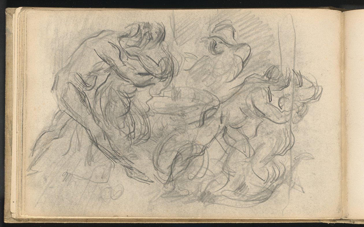 Karnaval Sahnesi, 18851888. by Paul Cézanne