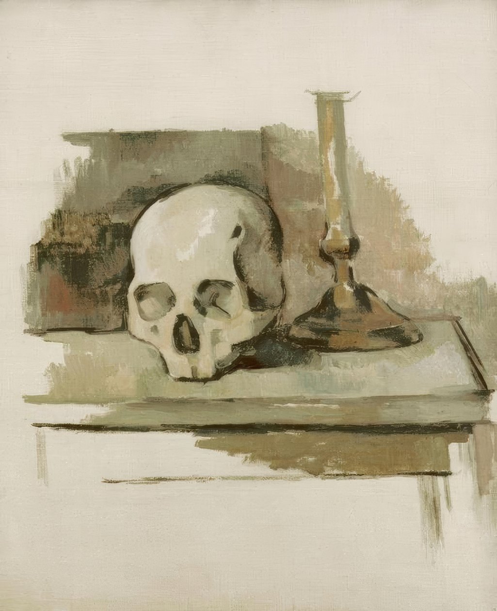 Kafatası by Paul Cézanne