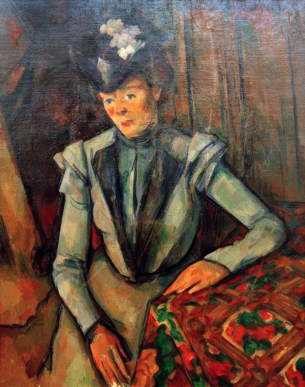 Mavili Bayan by Paul Cézanne
