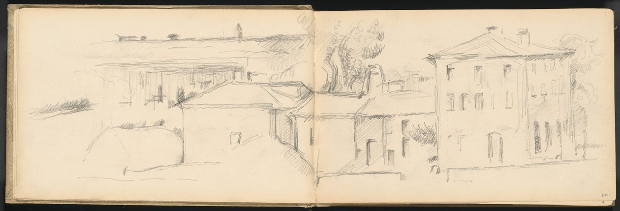 Aix-en-Provence Yakınında Manzara by Paul Cézanne