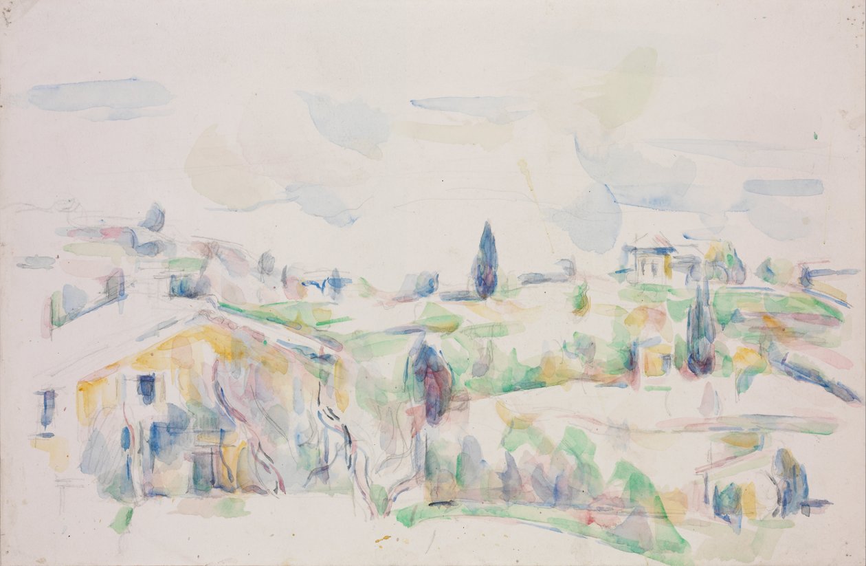 Provence Manzarası by Paul Cézanne