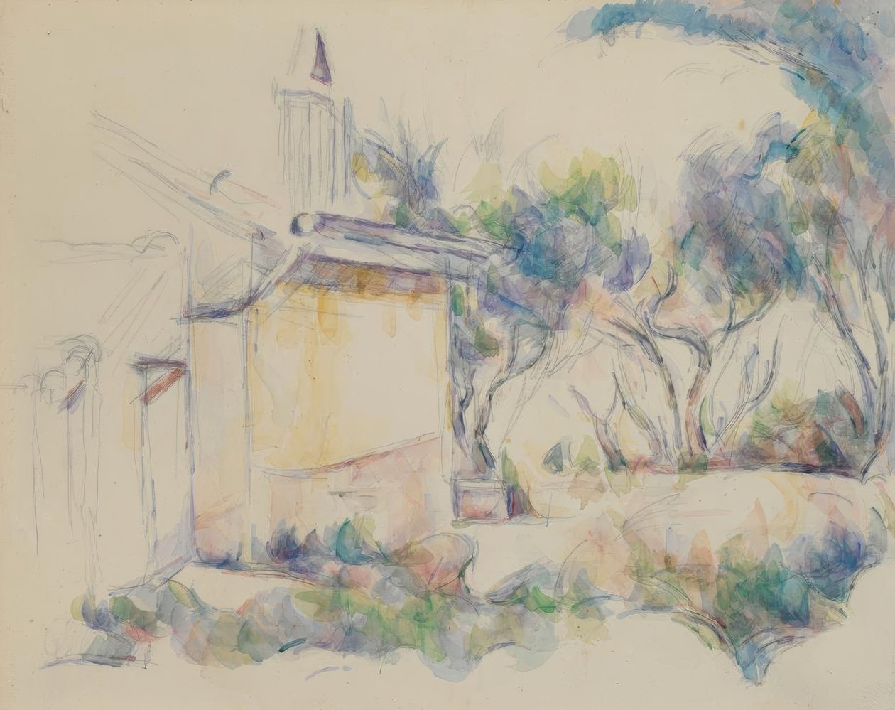 Cabanon de Jourdan by Paul Cézanne
