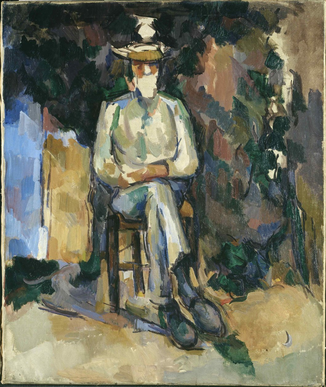 Bahçıvan Vallier, 1904-1906. by Paul Cézanne