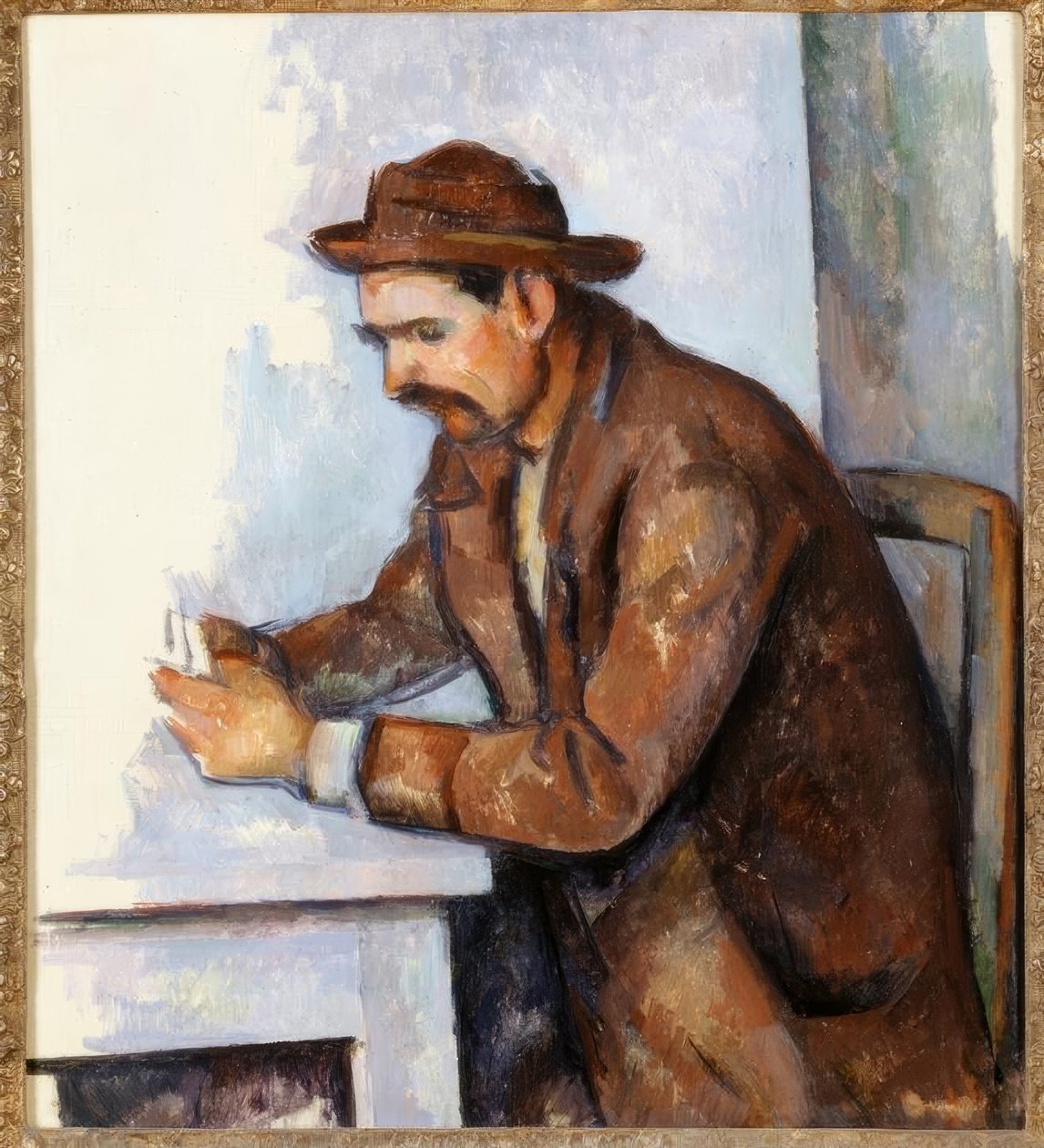 kart oyuncusu by Paul Cézanne