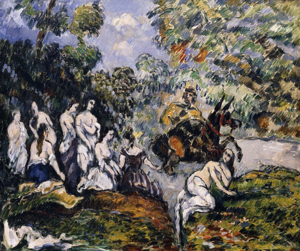 Efsanevi Sahne; Sahne Efsanesi, c.1878 by Paul Cézanne