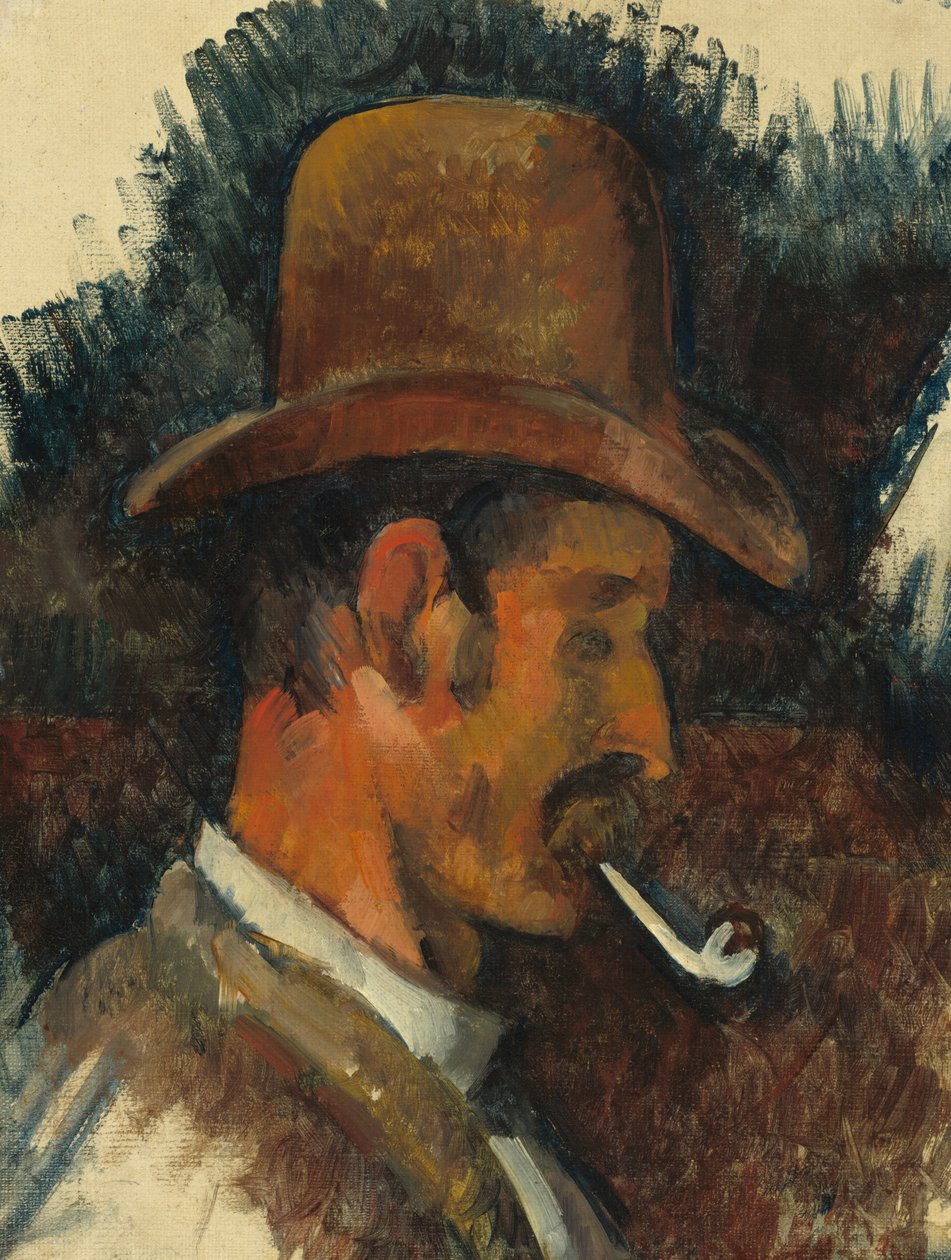 Borulu Adam, 18921896. by Paul Cézanne