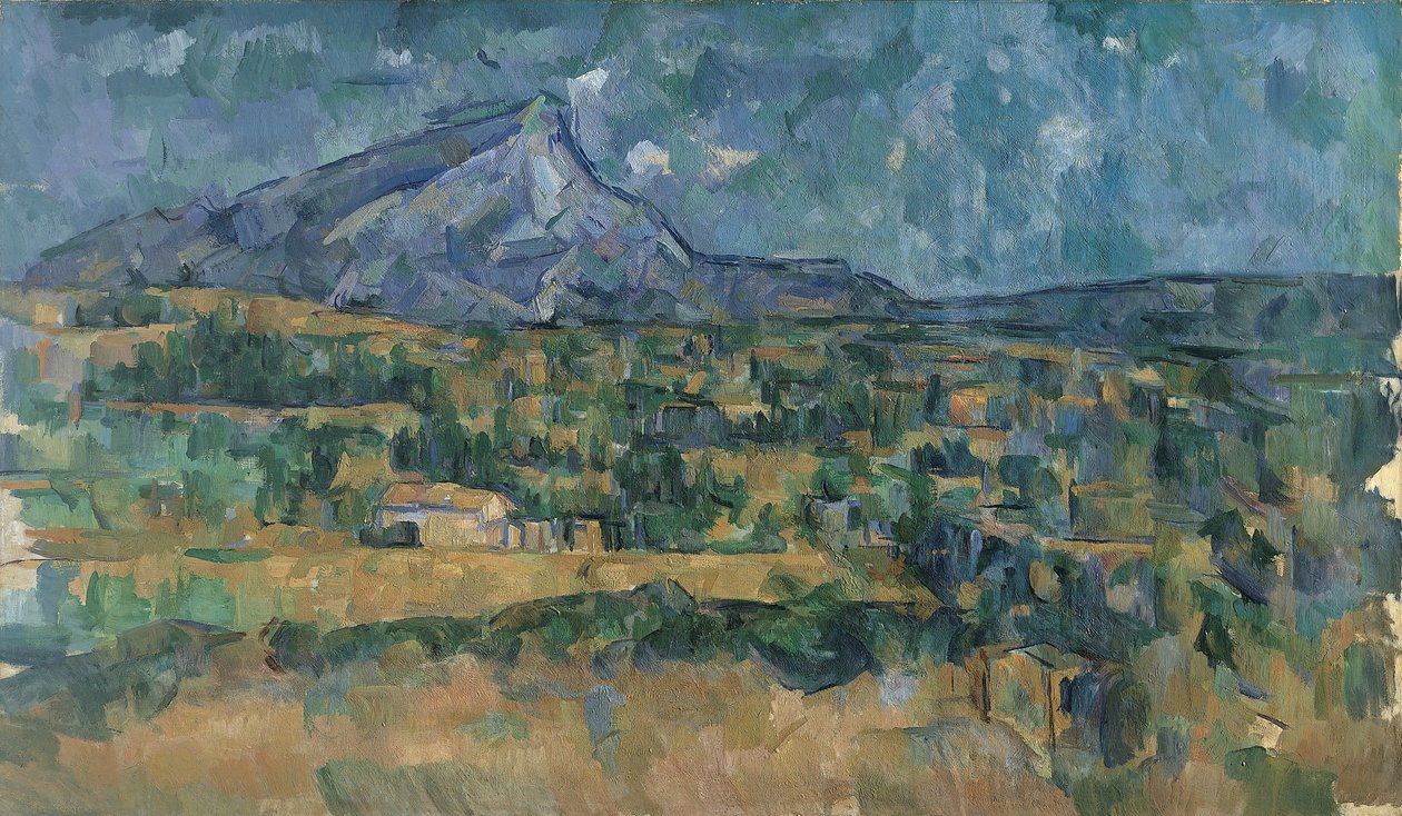 Sainte-Victoire Dağı, yaklaşık 1902-6. by Paul Cézanne