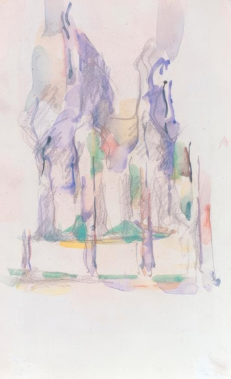 P. Cézanne, Baumgruppe by Paul Cézanne