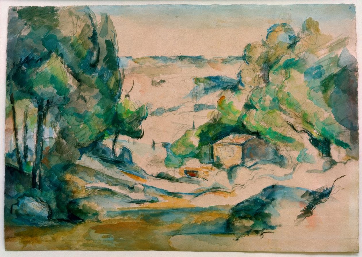 Provence Manzarası by Paul Cézanne