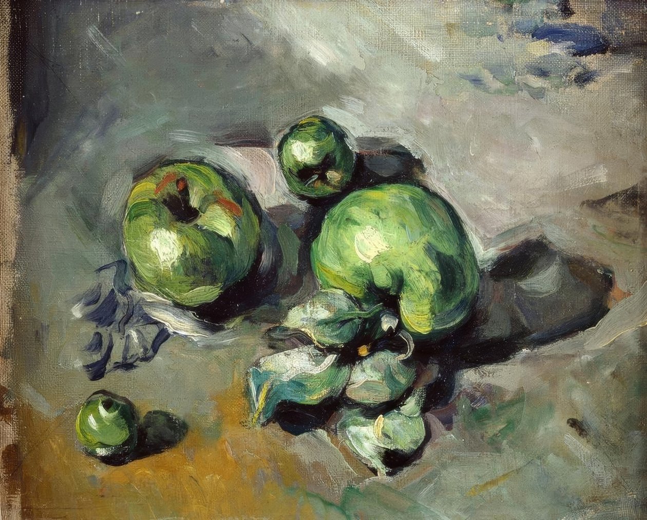 Yeşil elmalar by Paul Cézanne