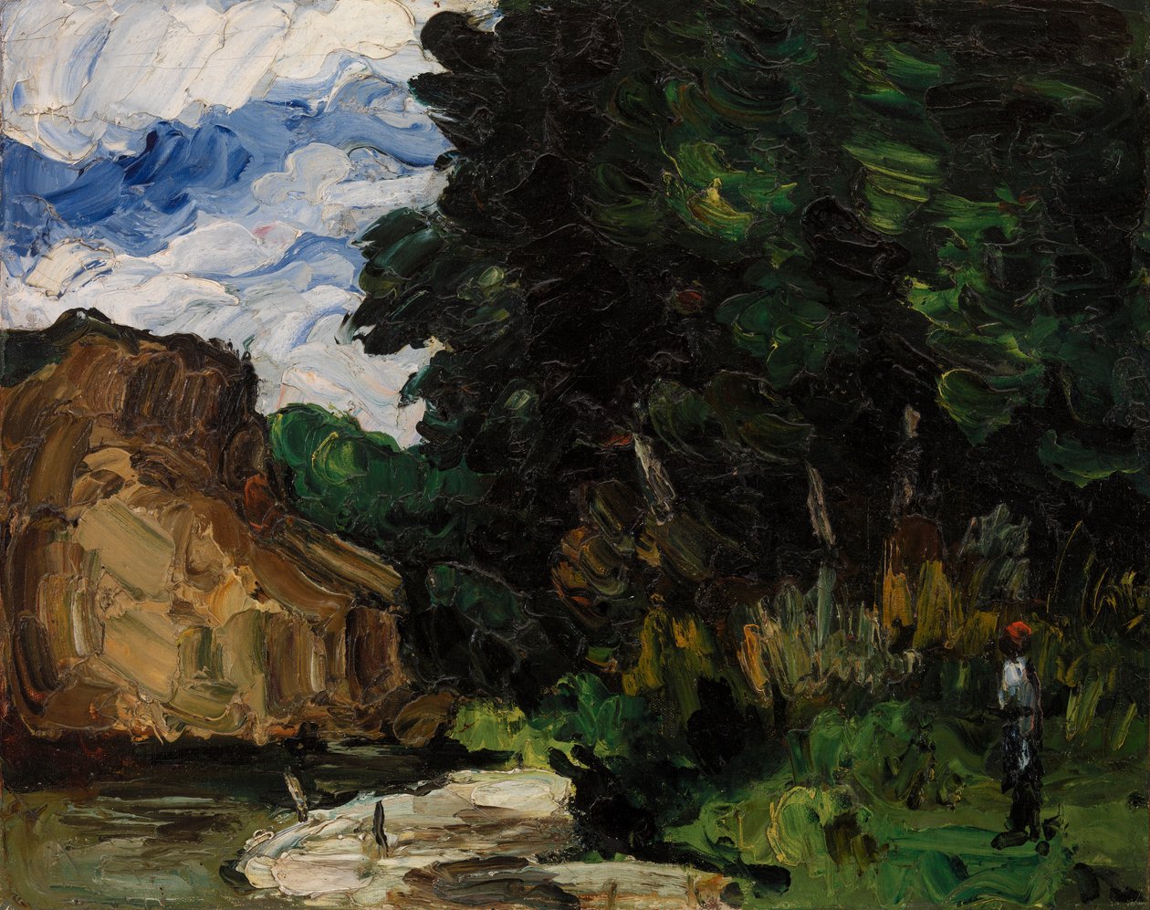 nehir kıvrımı by Paul Cézanne