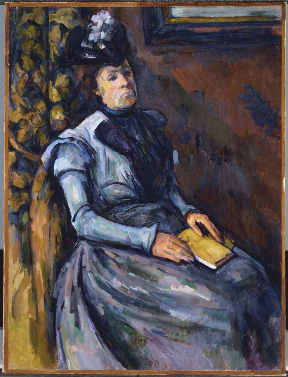 Mavili Oturan Kadın by Paul Cézanne