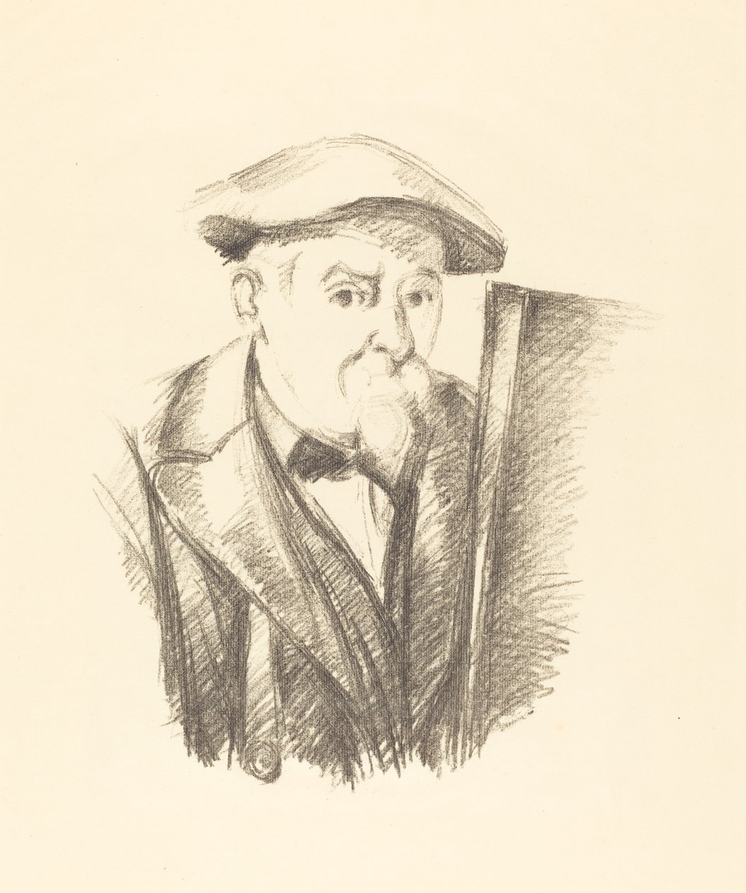 Otoportre, 1898. by Paul Cézanne