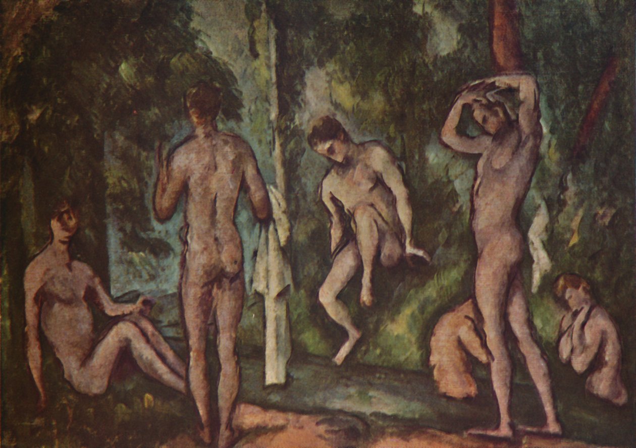 Yıkananlar, 1894, 1937. by Paul Cézanne