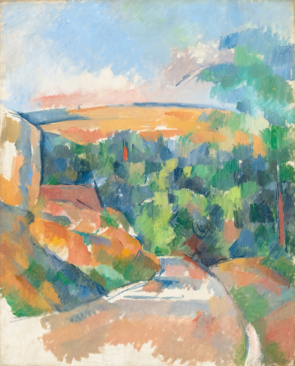 Yoldaki Bend, 19001906. by Paul Cézanne