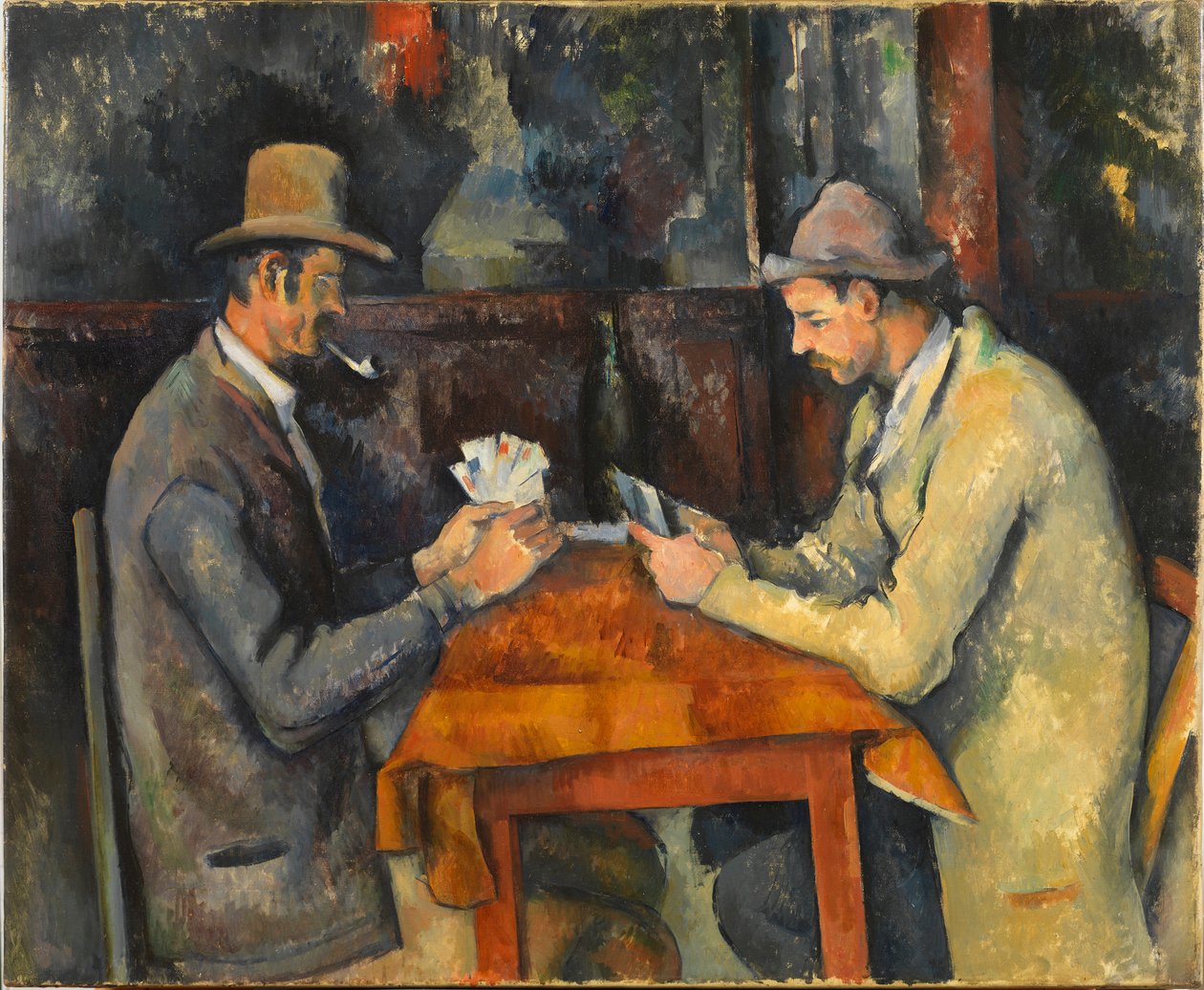 Kart Oyuncuları, yaklaşık 1892-1896. by Paul Cézanne
